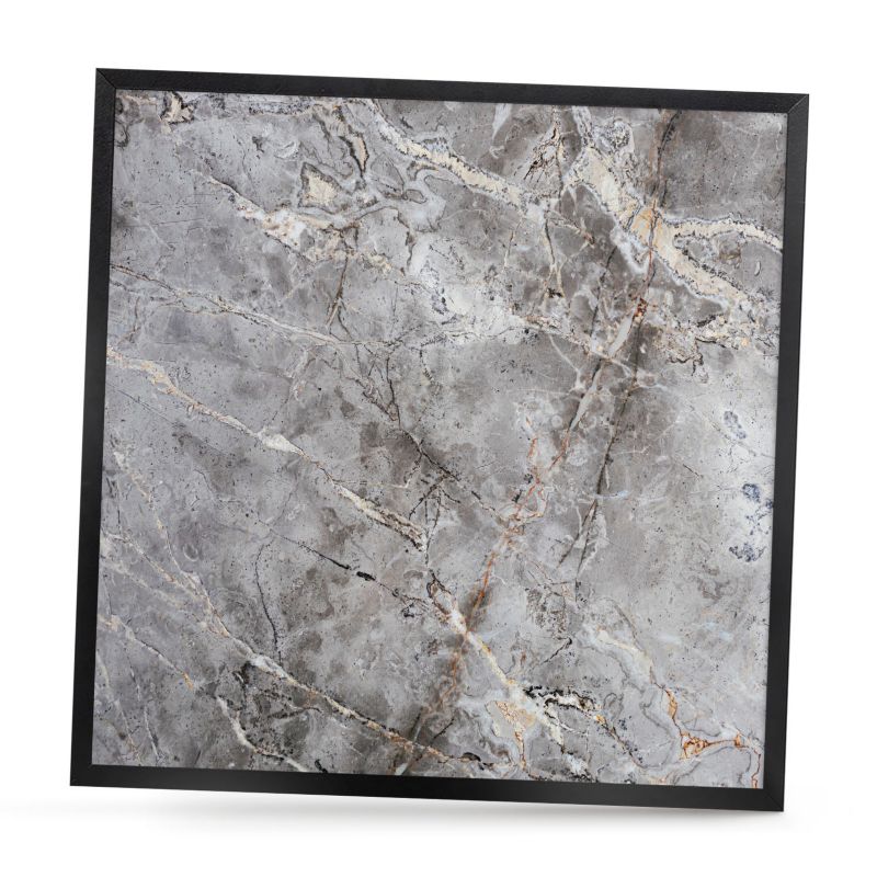 Tablica magnetyczna dekoracyjna ArtPrintCave 50x50 Marmur wzorzysty w czarnej ramie 1szt
