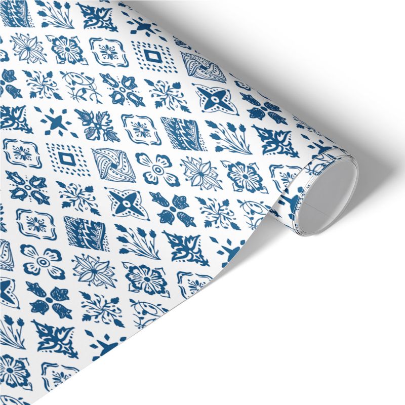 Samoprzylepna Okleina na Meble Tulup 65x130 cm Boho wzór Okleina Na Biurko I Regał 1 rol.