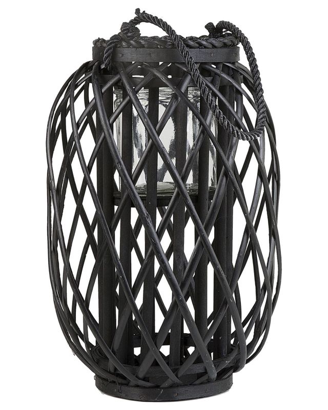 Lampion Mauritius Wierzba 40 cm Czarny 1 szt.