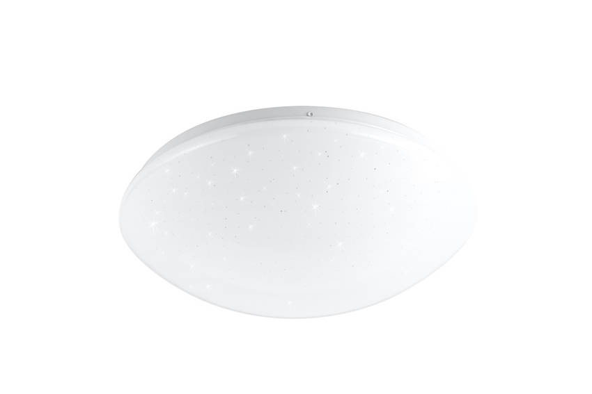 Biały plafon LED 26 cm do salonu MAGNUS gwiezdne niebo 4000K