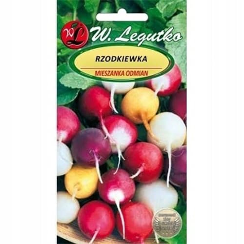 1 szt, Rzodkiewka, mix - Nasiona: Ilość w opakowaniu: 10 g