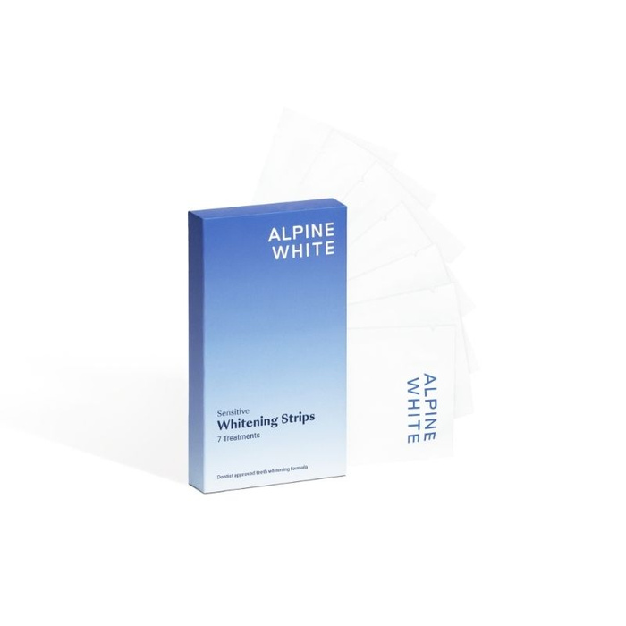 Alpine White Whitening Strips Sensitive Paski wybielające zęby 7 x 2 paski