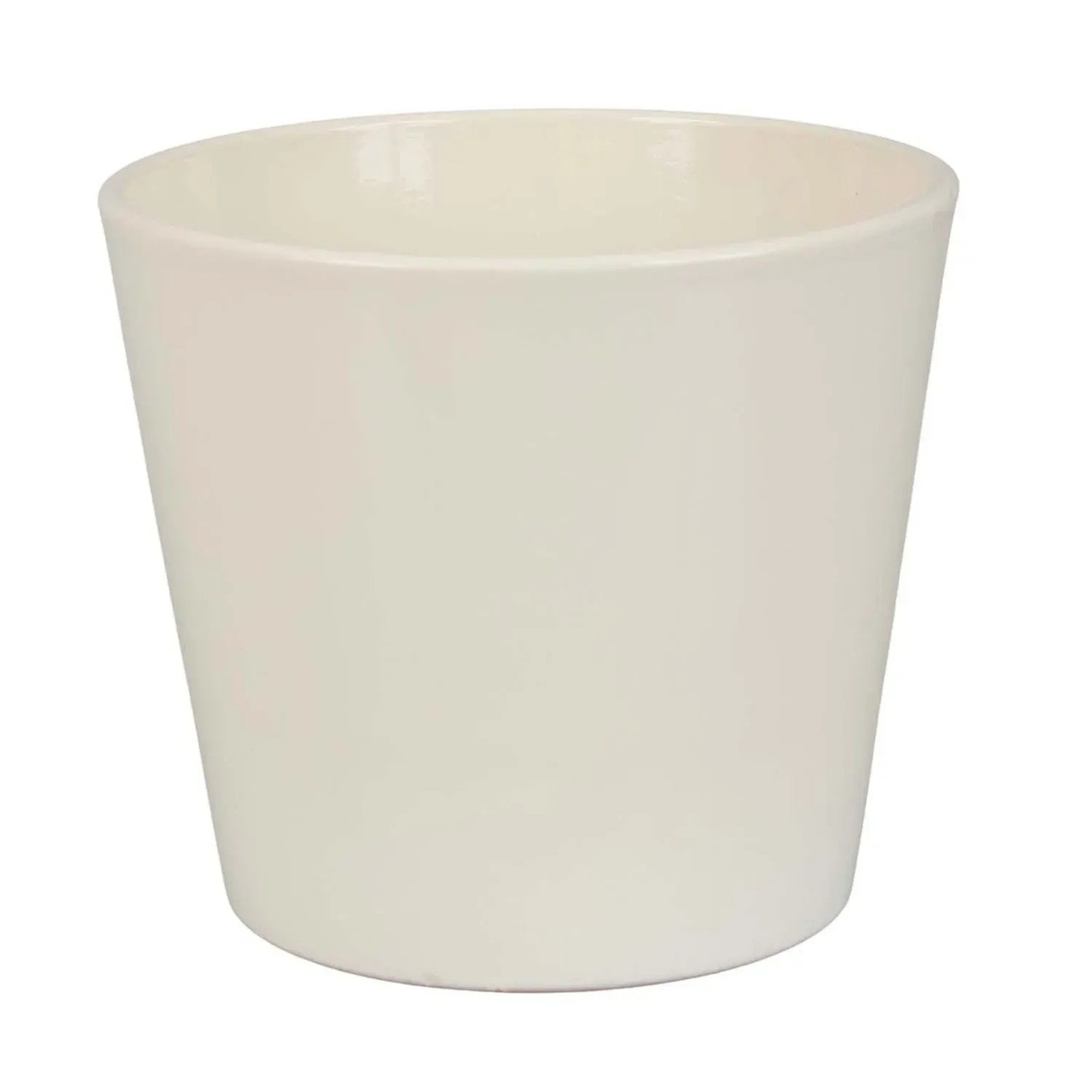 Osłonka ceramiczna kremowa - 28 cm