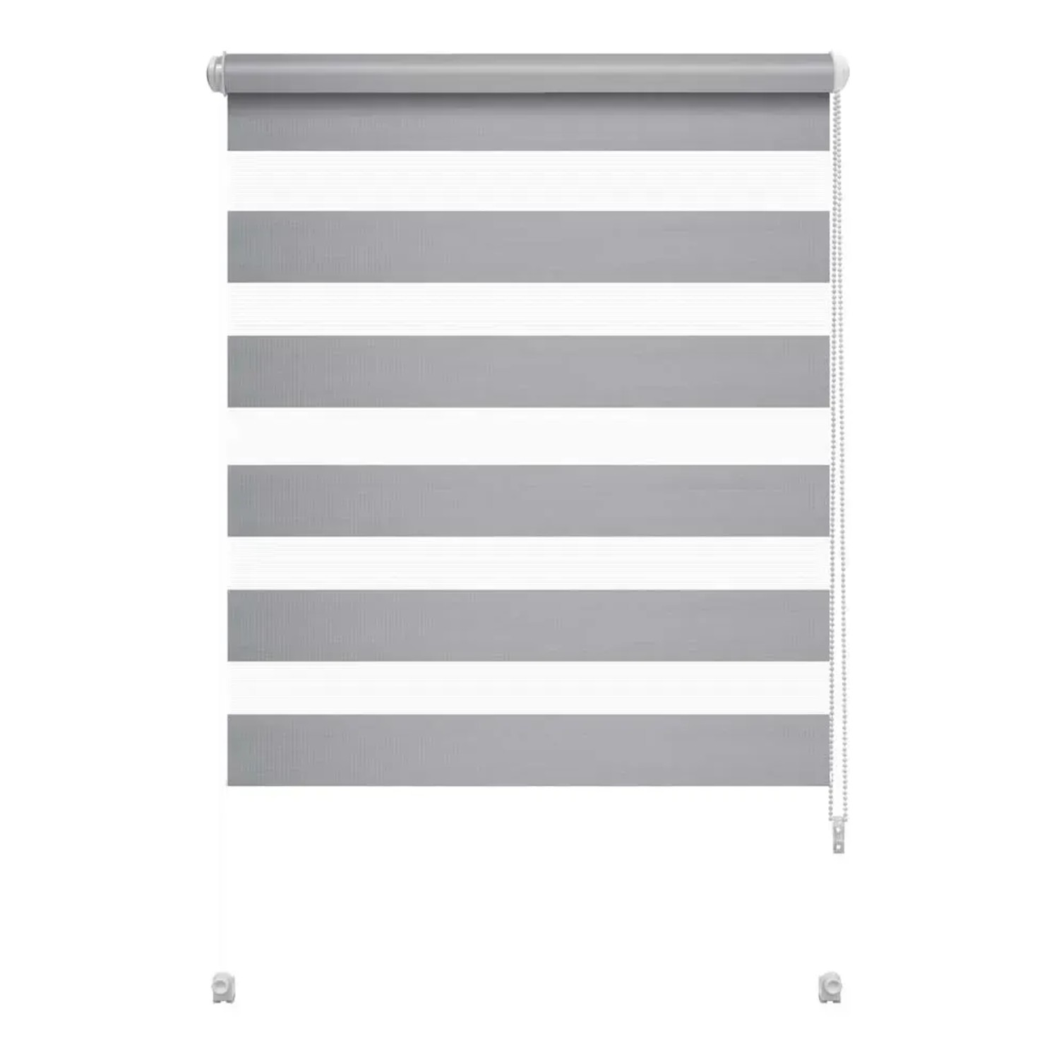 Mini roleta SMART Dzień/noc jasno szara 68 cm x 215 cm