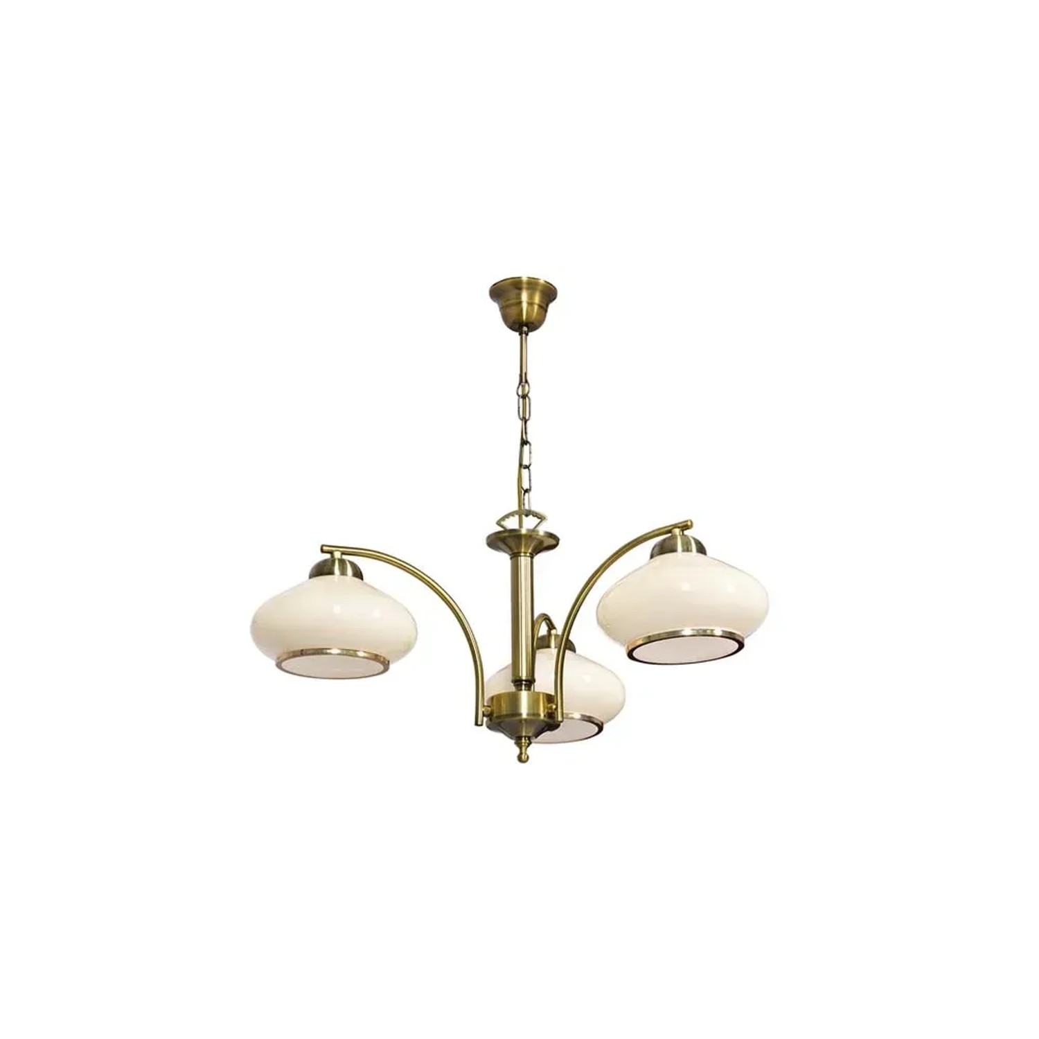 ActiveJet Lampa AJE-RITA 3x60W E27 stal szkło patyna