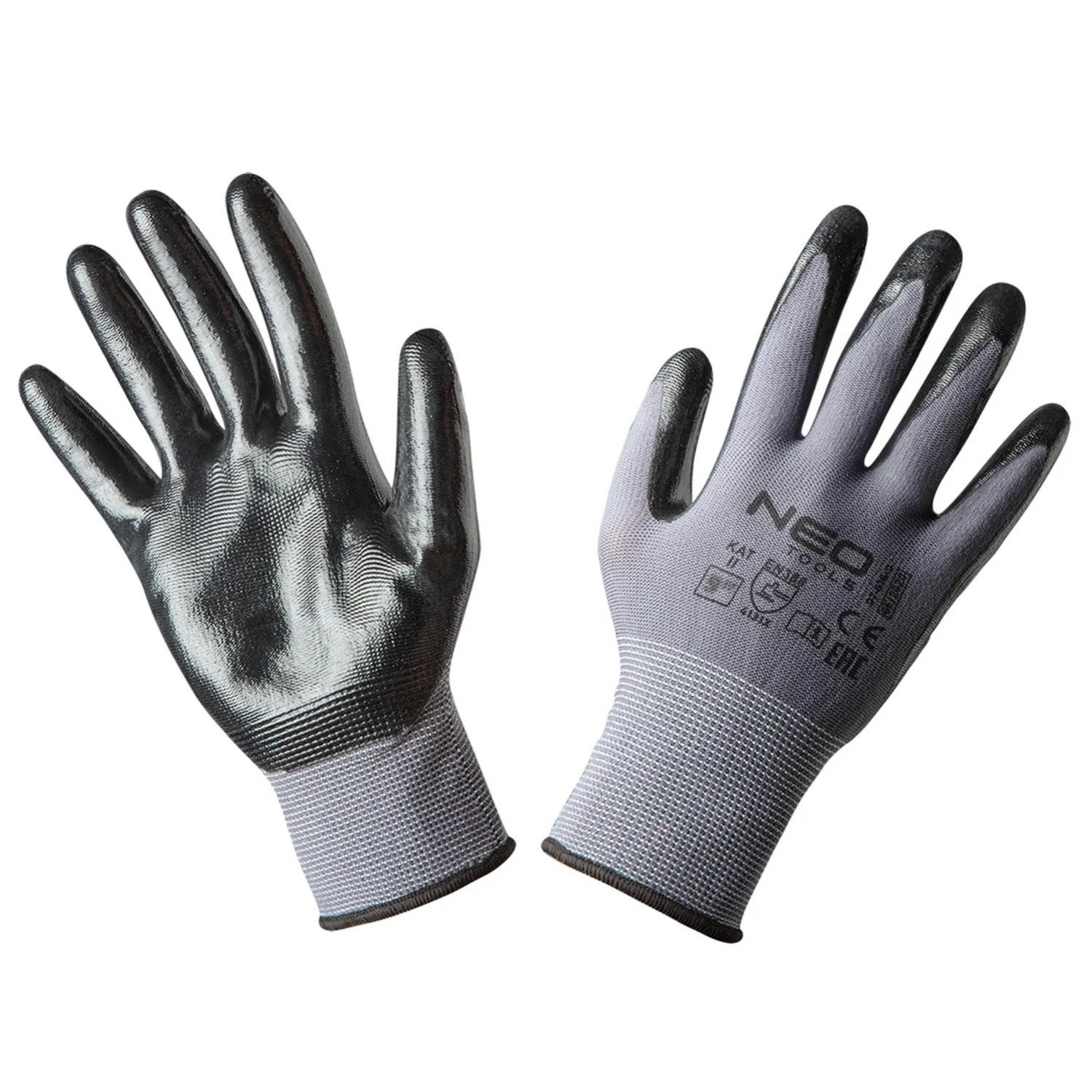Neo Tools Rękawice nylon-nitryl, roz. 9