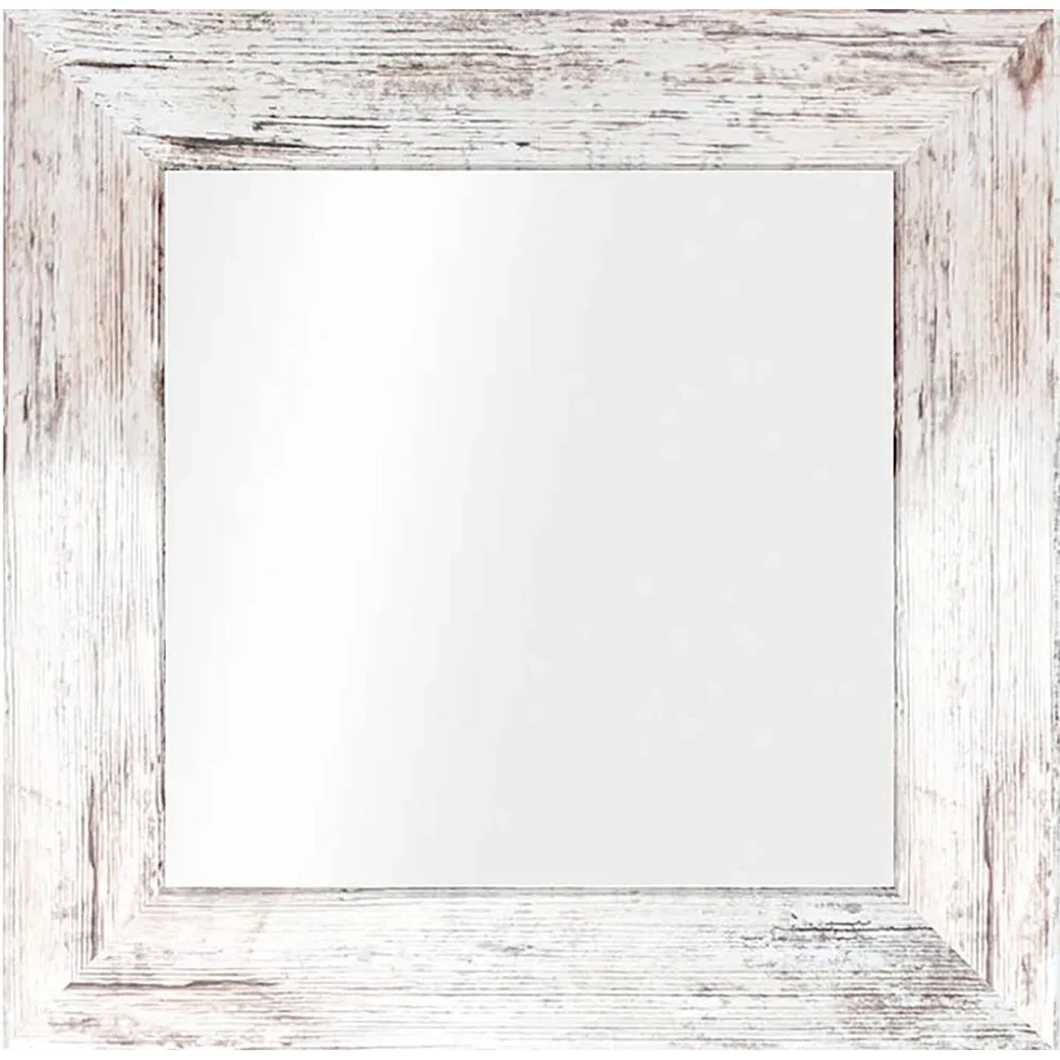 Lustro JYVASKYLA z postarzaną ramą 60 cm x 60 cm