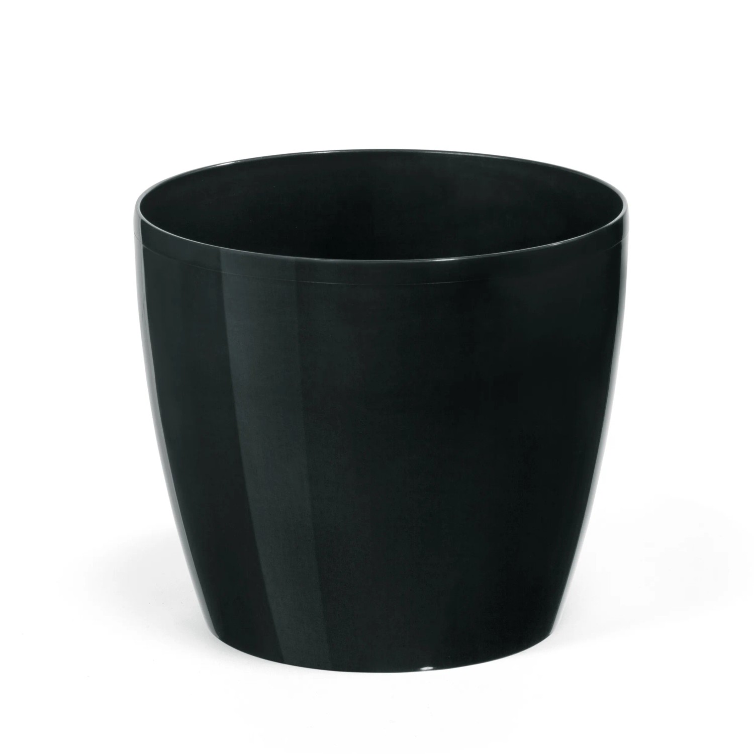 Osłonka plastikowa Magnolia czarna - śr. 12 cm