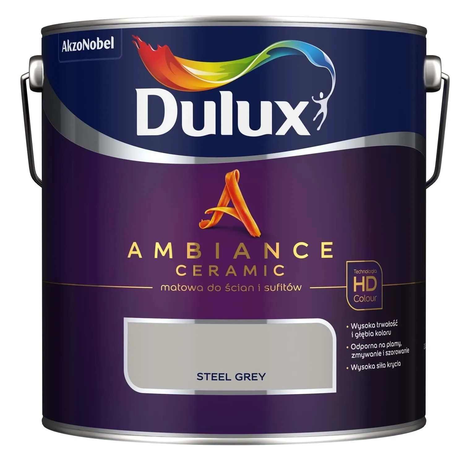 Farba Dulux Ambiance Ceramic steel grey 2,5l