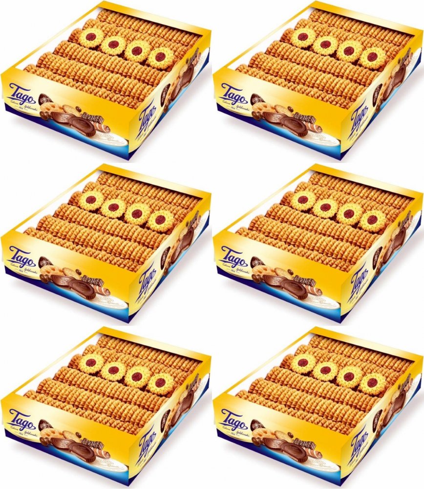 6x Ciastka kruche Tago słoneczniki, 2kg