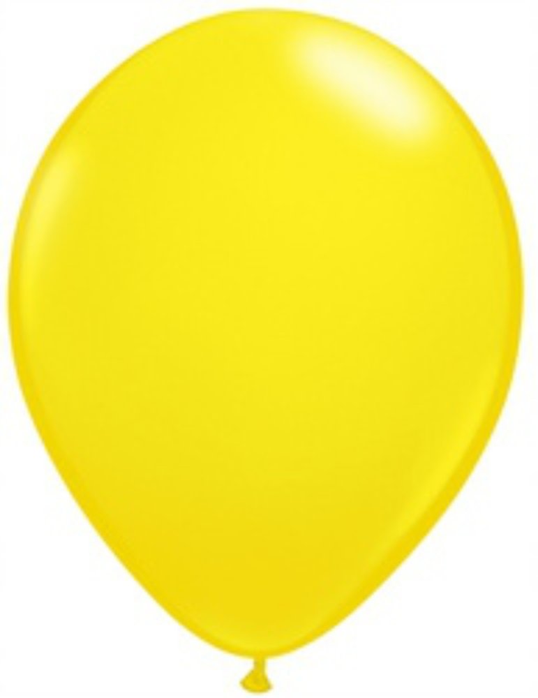 Balony lateksowe 12cali 30 cm, 100 sztuk, żółty