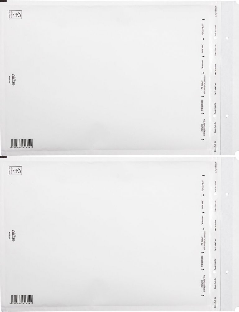 2x Koperta bąbelkowa Bong AirPro, I19, 320x445mm [W9], 50 sztuk, biały