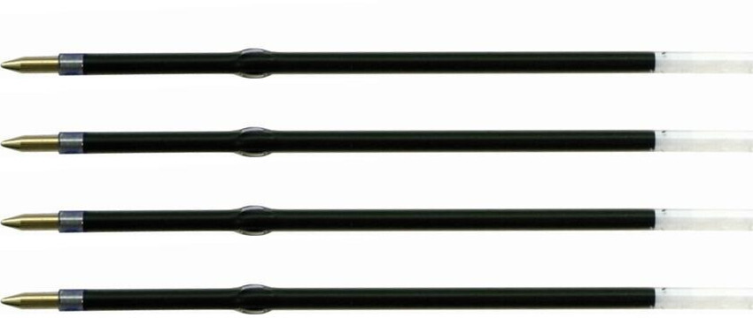 4x Wkład do długopisu MemoBe, 105mm, 0.7mm, 20 sztuk, czarny