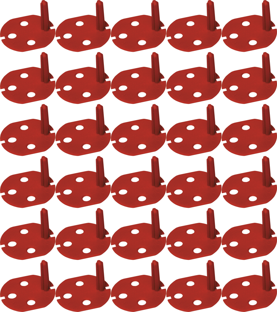 40x Klucz zwalniacz blokady do gniazd AKS, czerwony