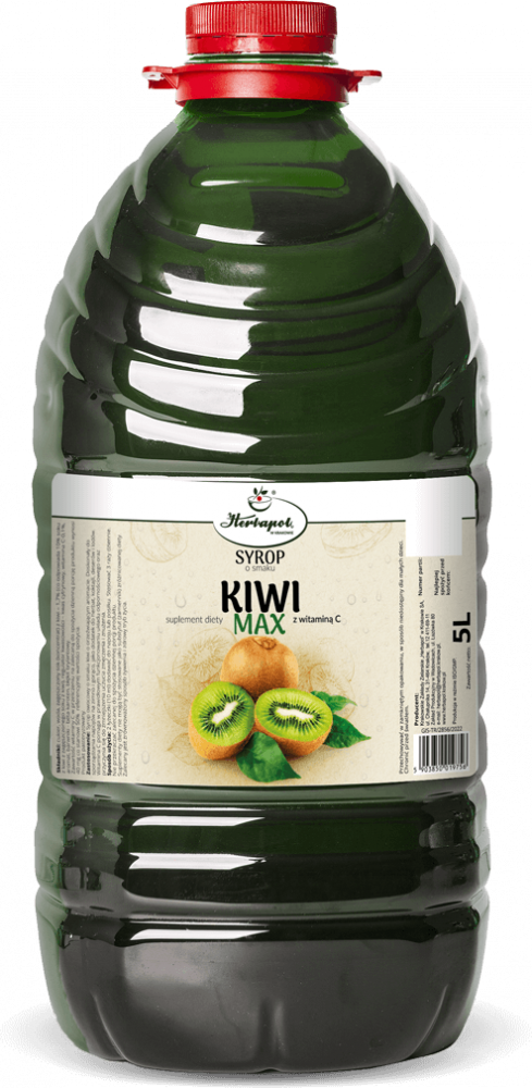 Syrop Herbapol w Krakowie, z witaminą C, o smaku kiwi, 5l