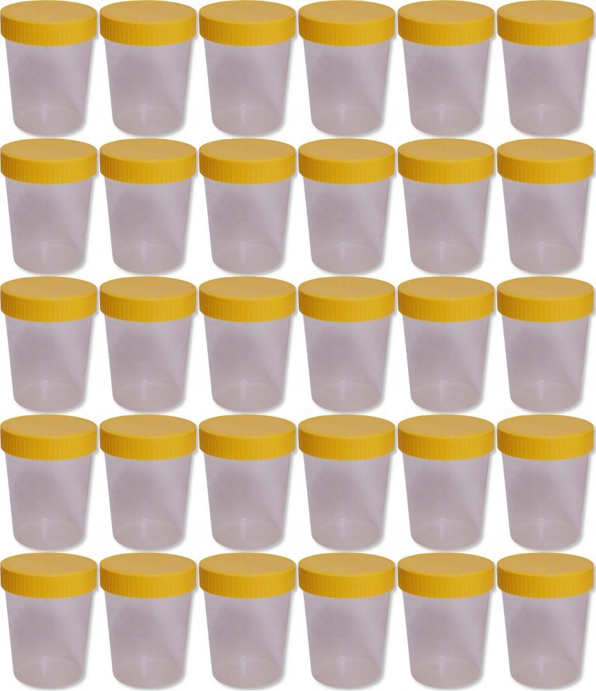 50x Pojemnik na mocz z nakrętką Zarys, niesterylny, 100ml, 1 sztuka