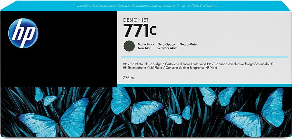 Tusz HP 771C (B6Y07A), 775ml, matte black (czarny matowy)