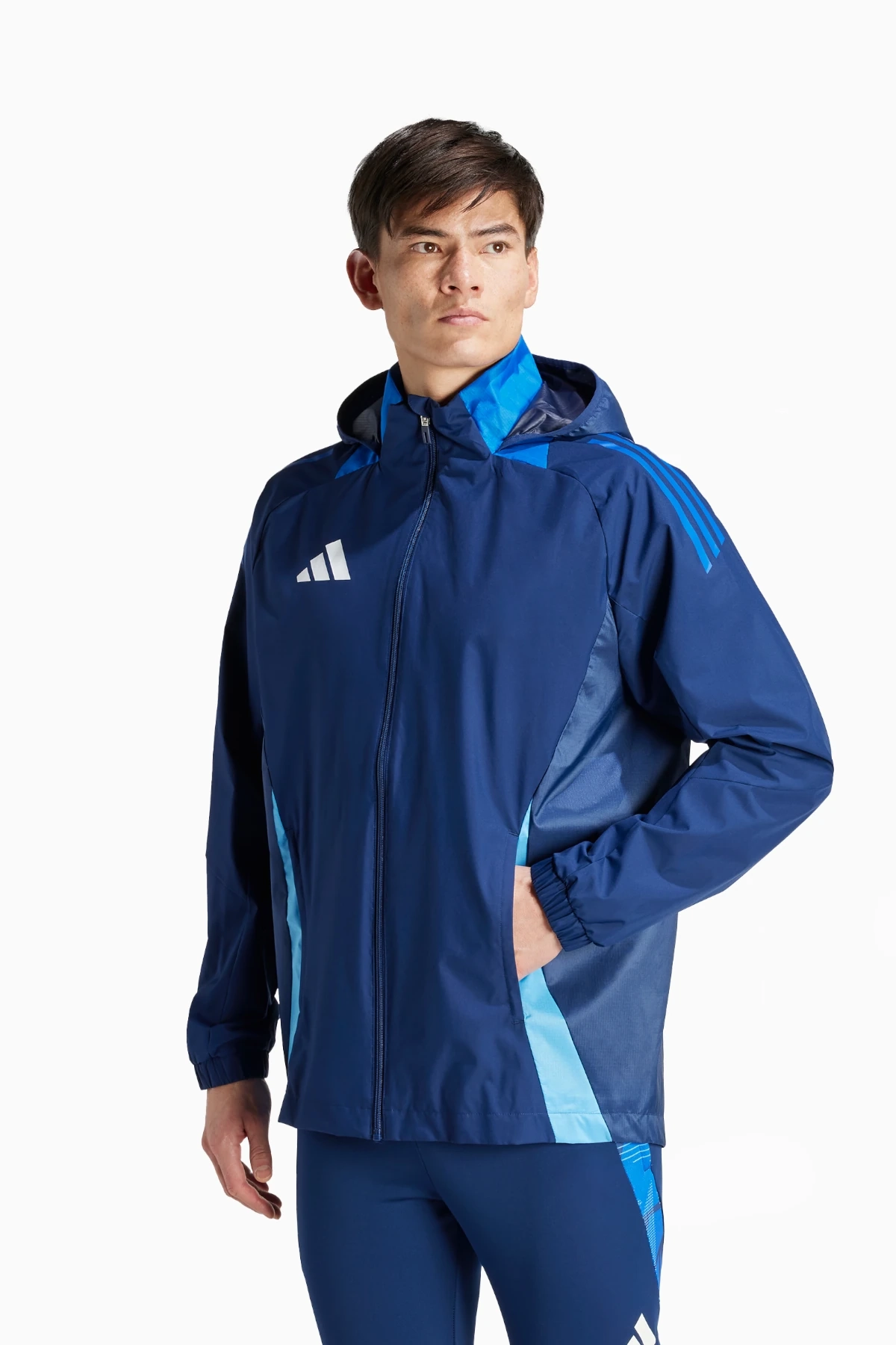 Kurtka adidas Tiro 24 Competiton Allweather - Granatowy