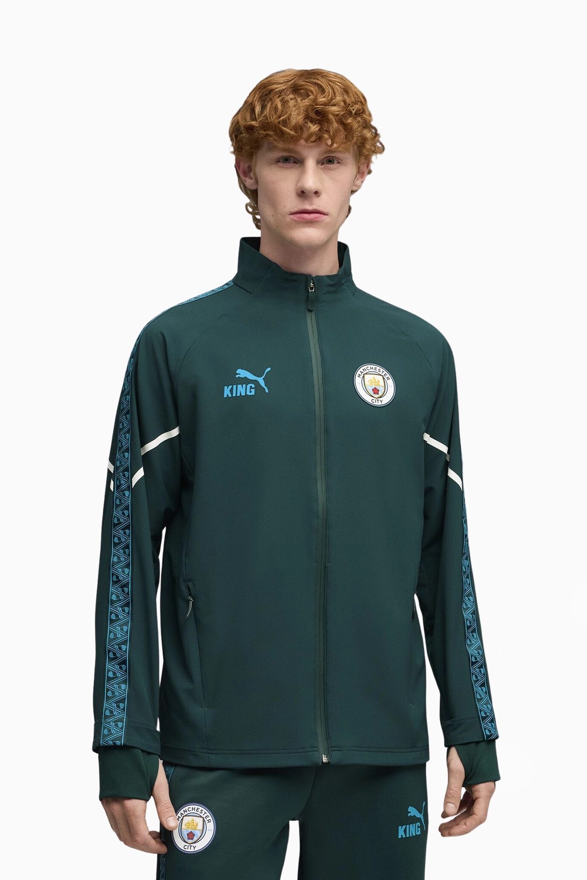 Kurtka Puma Manchester City 25/26 KING Ultimate Anthem - Zielony