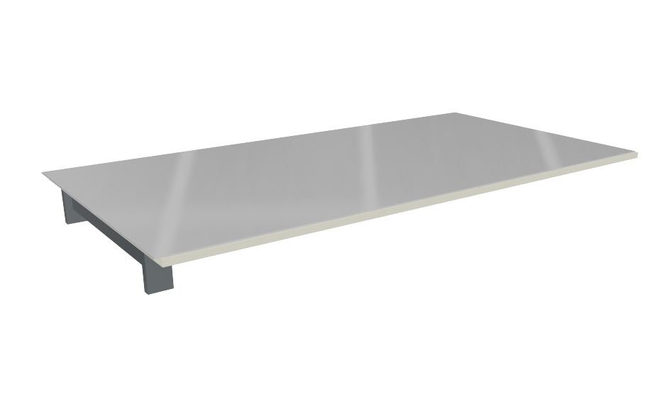 NOTER PO87 Blat pojedynczy 158,5x70x10h