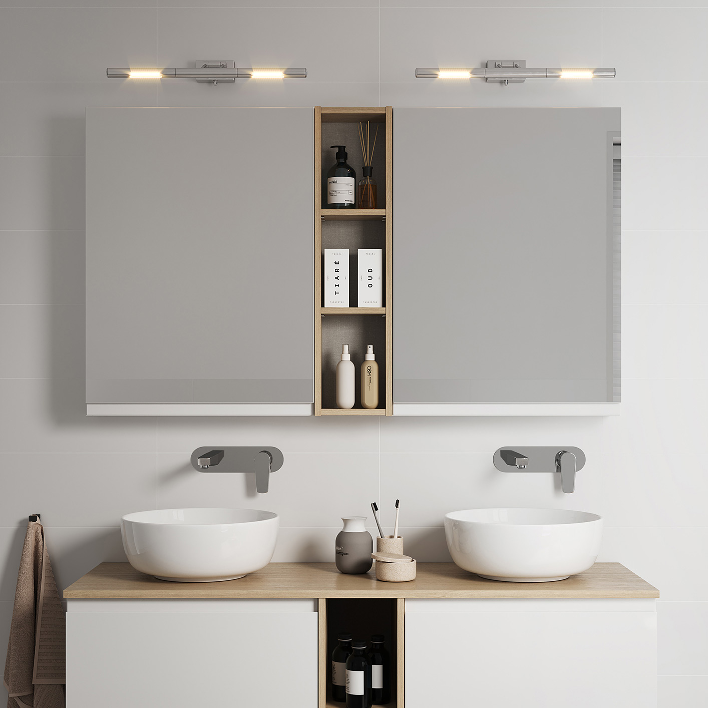 Cersanit Moduo szafka 40 cm lustrzana wisząca biała S590-030 - Wysyłka w 24h