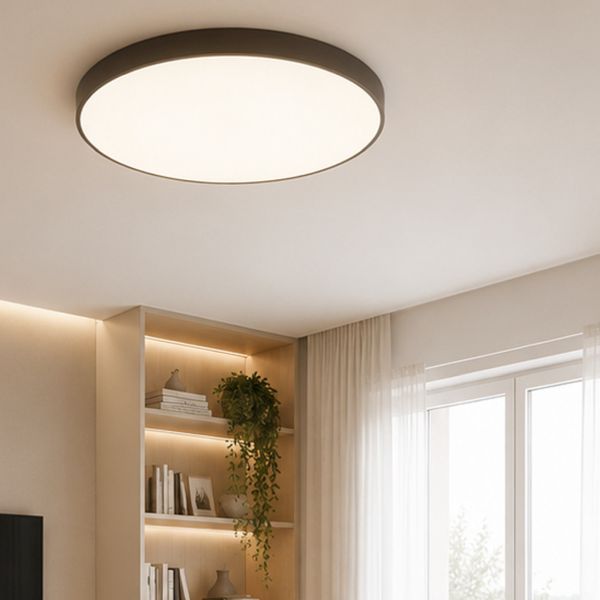 TK Lighting Velis plafon 1x60 W biały-brązowy 18293