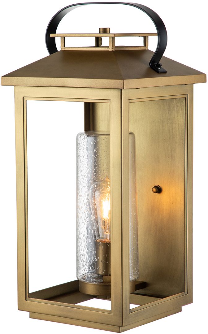 Quintiesse Atwater kinkiet zewnętrzny 1x60 W postarzany mosiądz QN-ATWATER-L-PDB