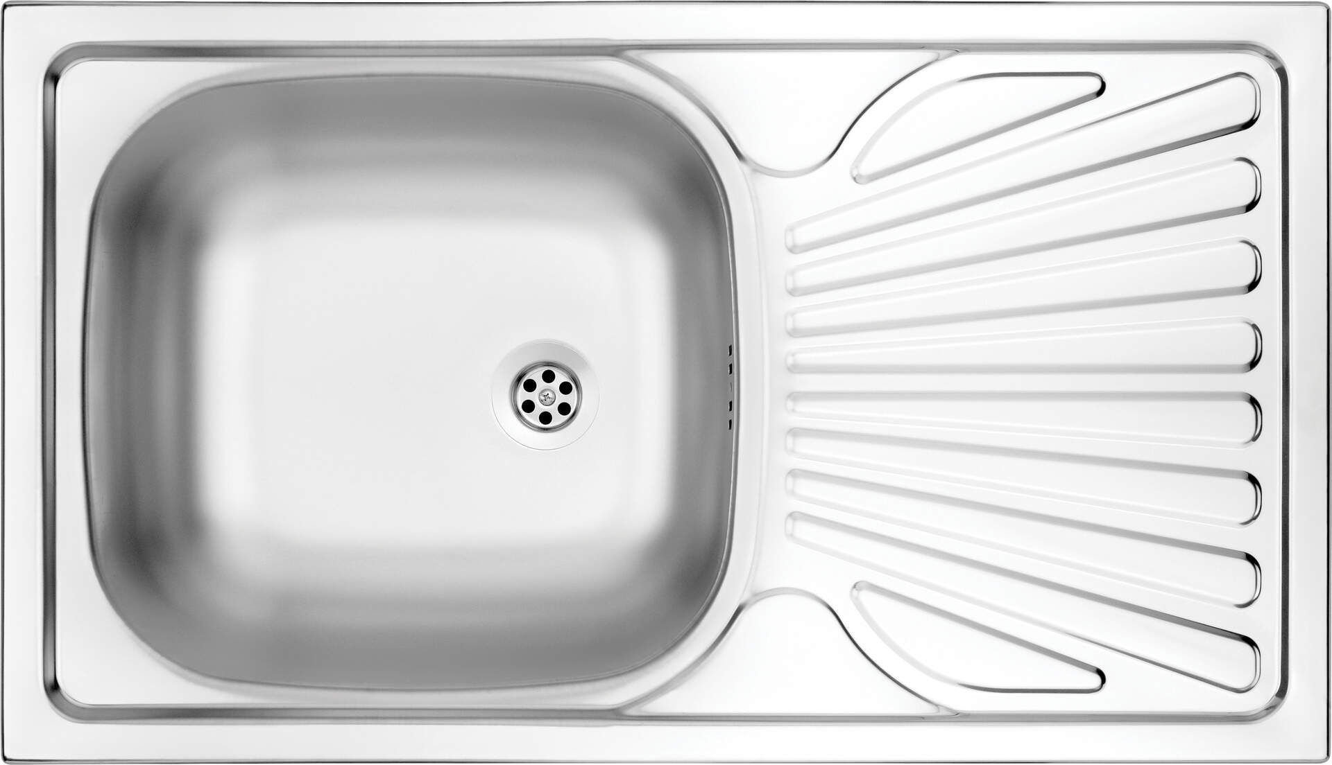 Deante Techno zlewozmywak stalowy 76x43,5 cm wpuszczany stal dekor ZMU3110 - Wysyłka w 24h
