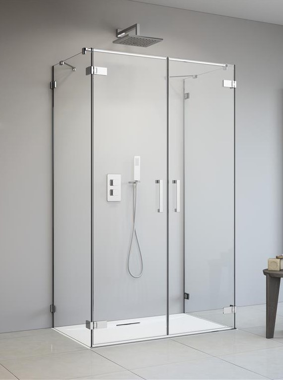 Radaway Arta DWD+2S drzwi prysznicowe 55 cm lewe chrom/szkło przezroczyste 386053-03-01L