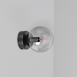Kaja Megan lampa podsufitowa 1x10 W czarna-grafitowa K-5363