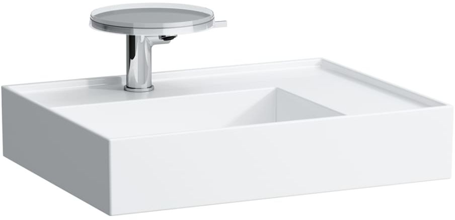 Laufen Kartell umywalka 60x46 cm prostokątna ścienna biała połysk H8183340001121