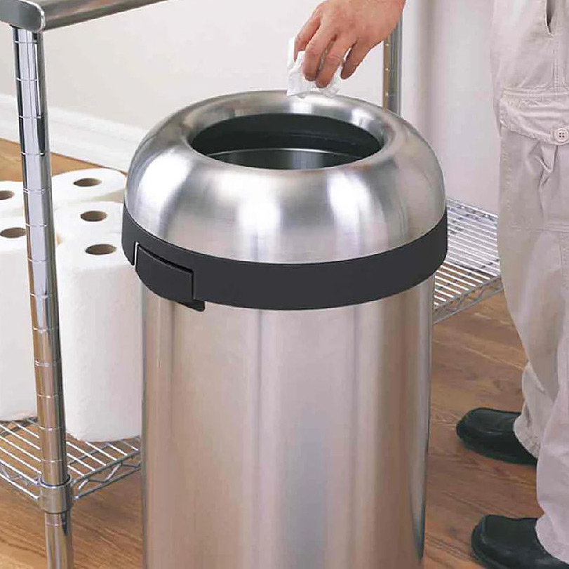 Simple Human kosz na śmieci 60 l stal CW1407