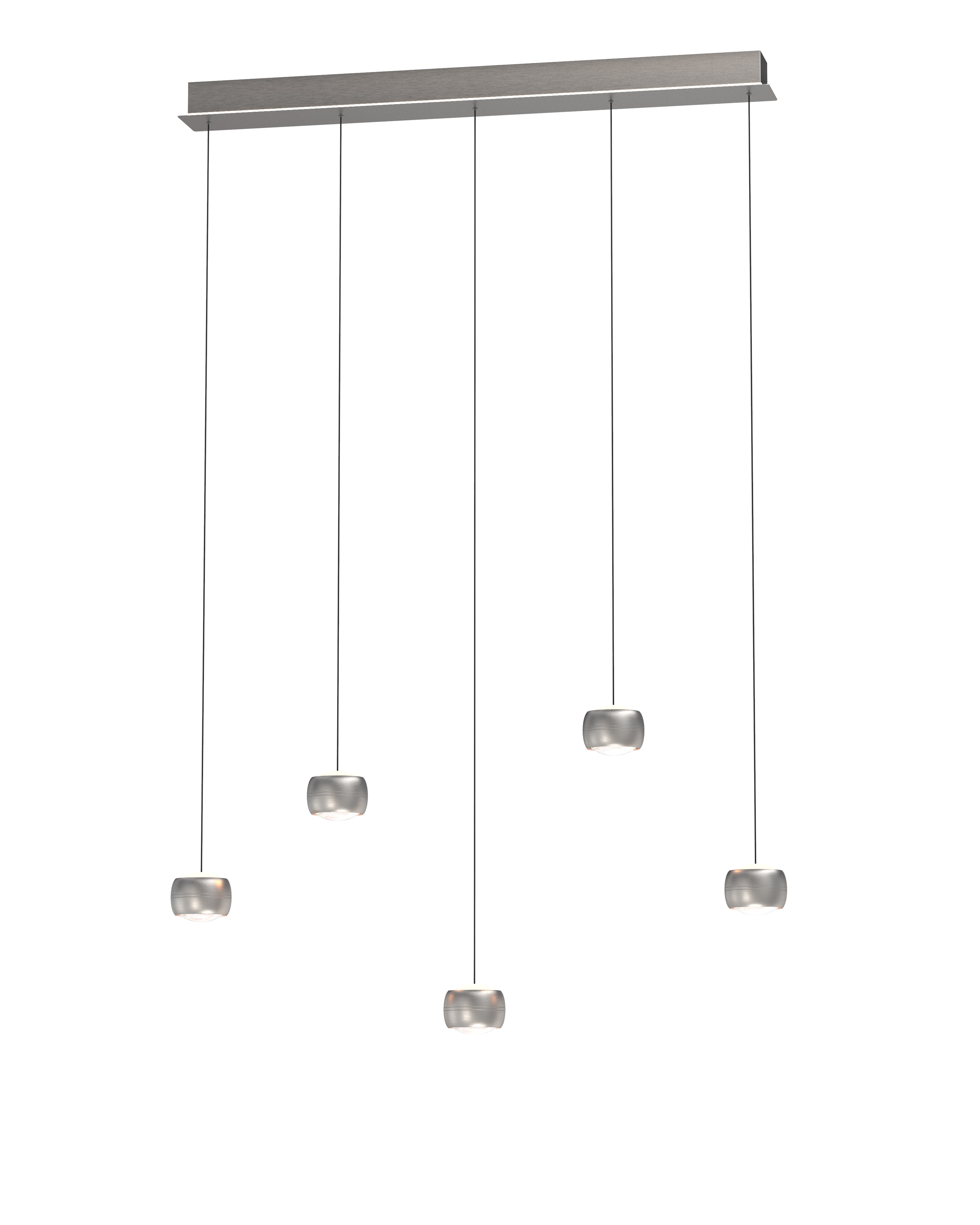 Aviano Quiberon lampa wisząca 27 W szampan-nikiel 7039-503