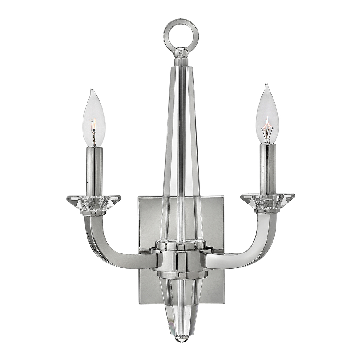 Quintiesse Ascher kinkiet 2x60 W polerowany nikiel QN-ASCHER2