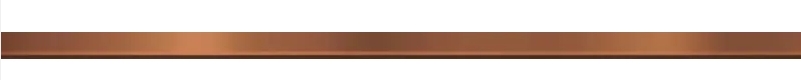 Ceramica Bianca Super Copper listwa ścienna 90x2 cm brązowa