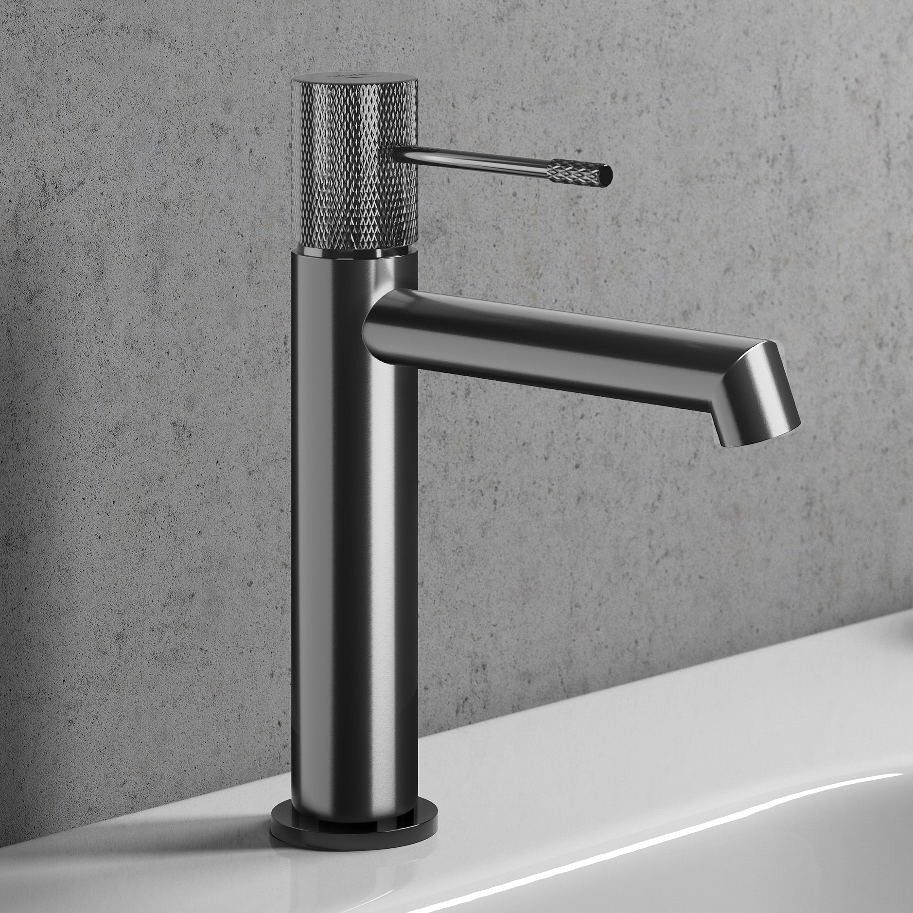 Cersanit Zen bateria umywalkowa stojąca gun metal S951-598 - Wysyłka w 24h