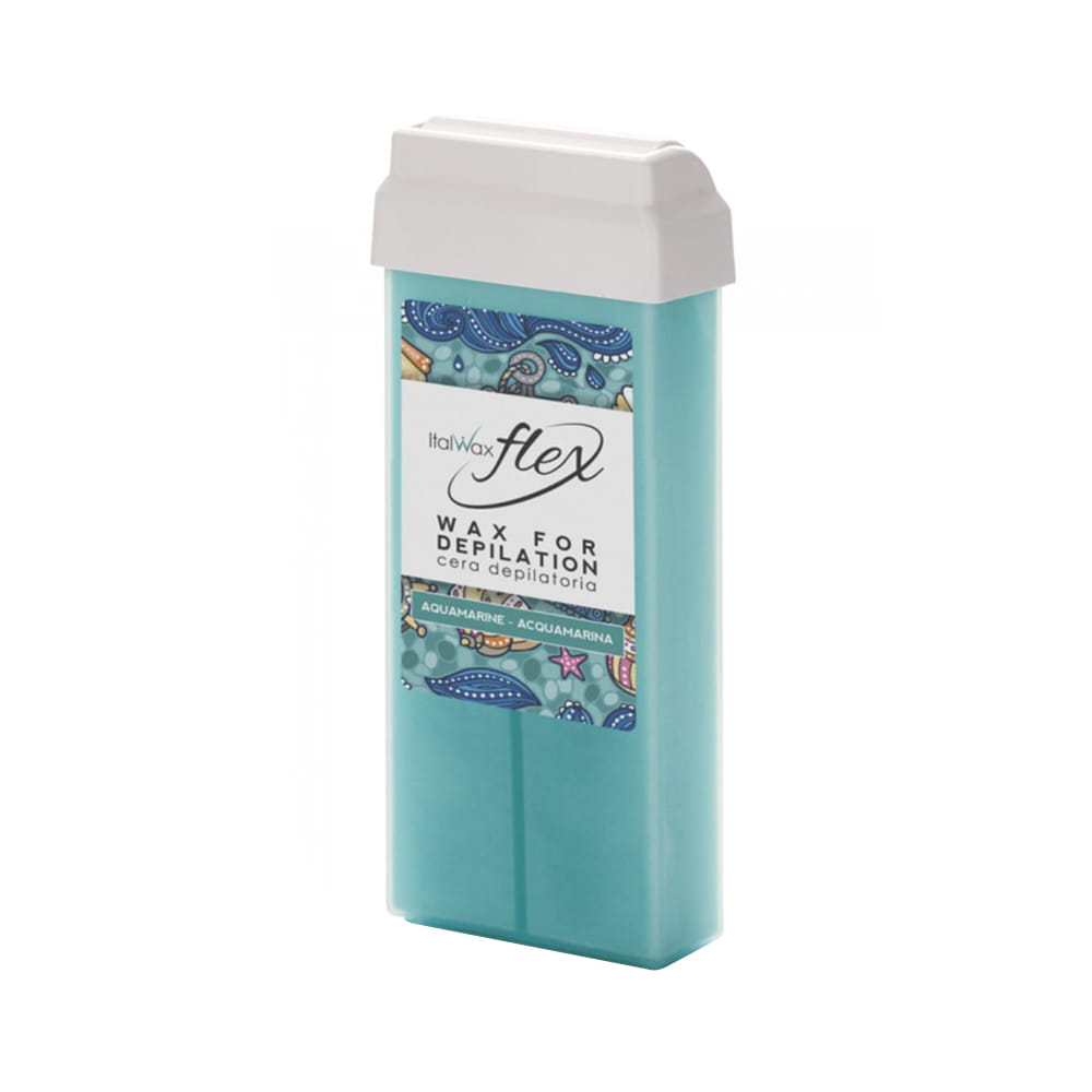 Wosk do depilacji w rolce Italwax Flex Akwamaryna 100 ml