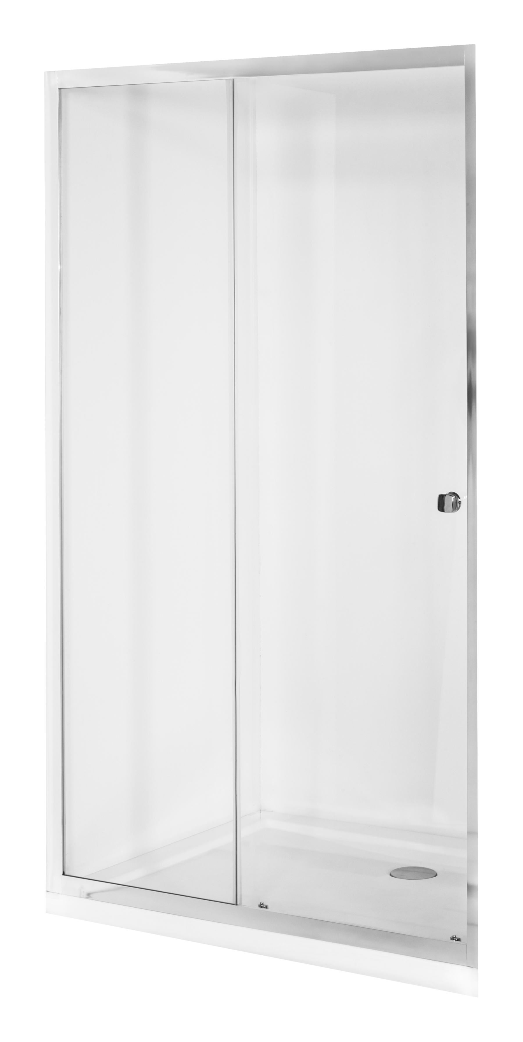 Darmowa Dostawa - Drzwi prysznicowe 110 cm rozsuwane do wnęki Besco Duo Slide DDS110
