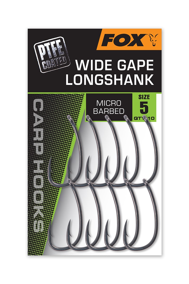 FOX Haczyki Karpiowe Wide Gape Long Shank nr 5