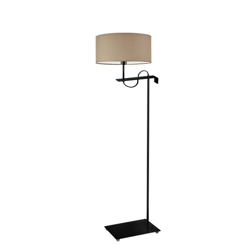 Lampa stojąca Volta Light Factory podłogowa z abażurem cappuccino walec POINT 1szt.