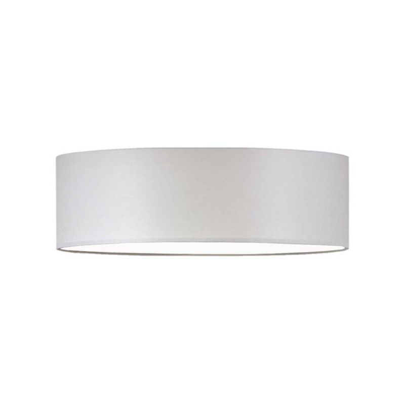 Lampa wisząca Volta Light Factory żyrandol plafon z abażurem walec Jasny szary JAZZ 60cm 1szt.
