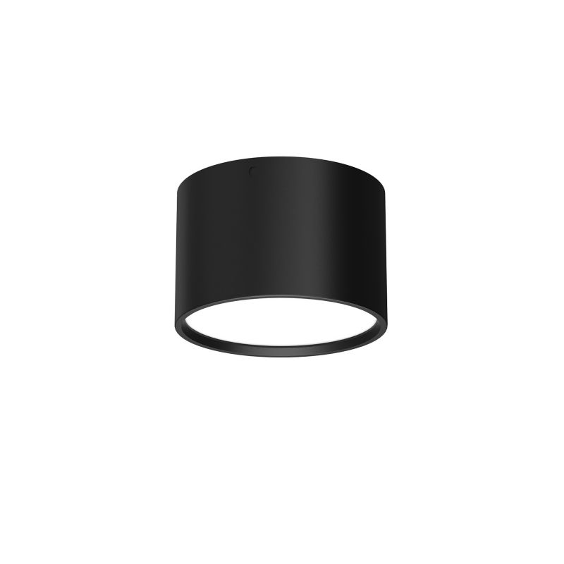 Spot reflektor natynkowy Luminex Downlight led czarny mat LED 1x5.8W 450lm Neutralna biel IP20 -1 szt.