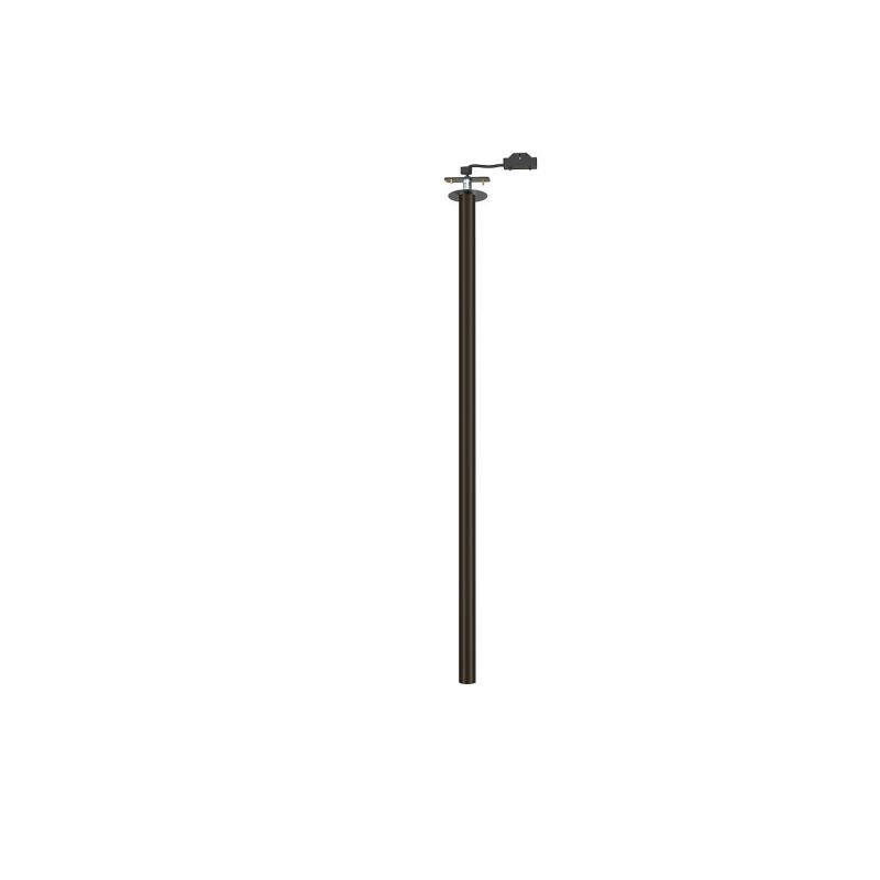 Oprawa sufitowa wpuszczana Nowodvorski Lighting Laser czarna 1 x G9 x 10W IP20 wym: 75 x 6 x 10 cm okrągła - 1 szt.