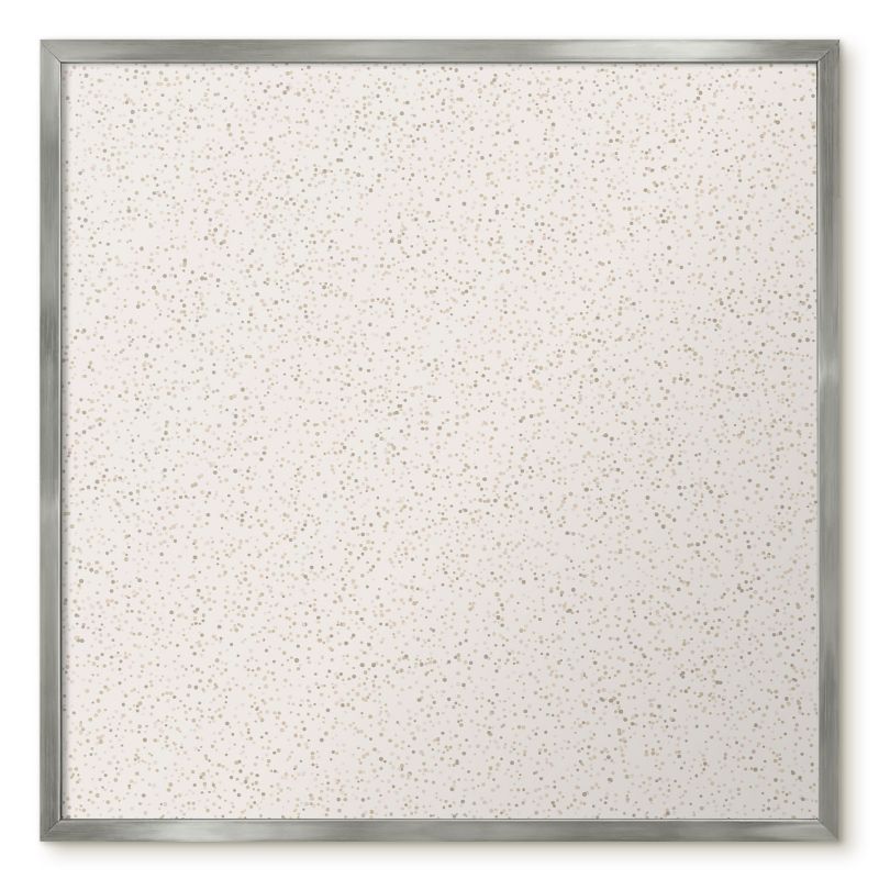 Tablica Magnetyczna Dekoracyjna Tulup 50x50 cm Drobne kropki - Srebrna rama Do sypialni, salonu 1 szt.