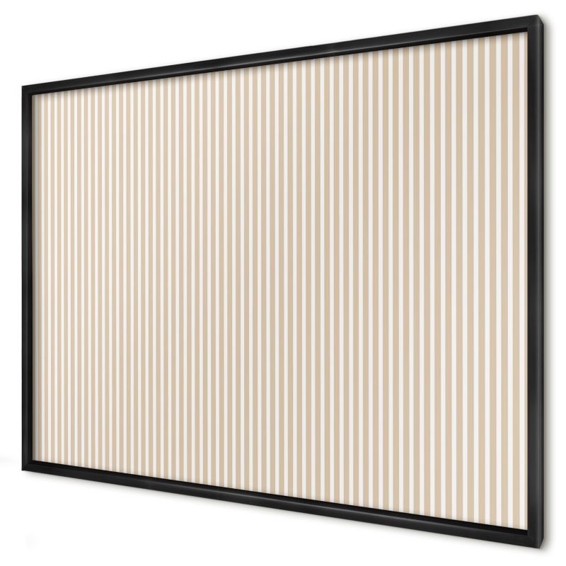 Magnetyczna tablica ozdobna Wallfluent 100x70 Pionowe pasy w czarnej ramie 1szt