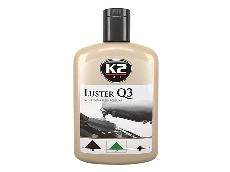 LUSTER Q3 Superszybka pasta polerska, zielona, 250 g, Carmotion, 1 szt.