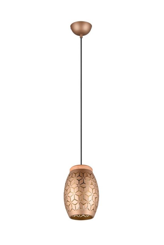 Lampa wisząca RL Bidar brązowa-odcienie brązu wym: 150 x 15 x 15 cm 1xE27 x 1 szt.
