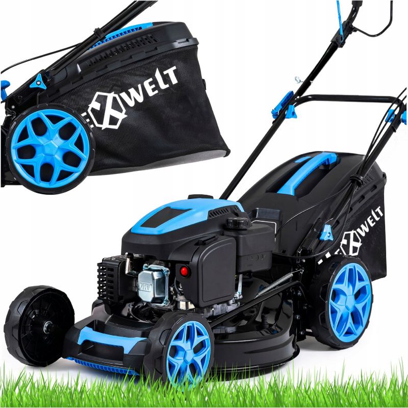 Kosiarka spalinowa z napędem Hexwelt mocna 200CC 51cm mulczowanie 1szt.