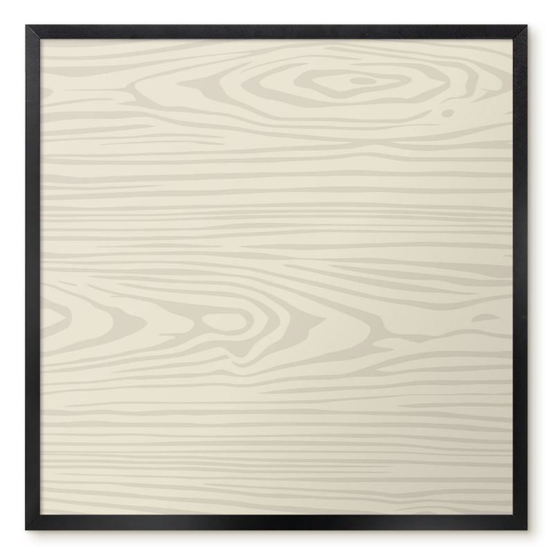 Tablica Magnetyczna Do Salonu Tulup 50x50 cm Drewniane słoje - Czarna rama Do salonu, sypialni 1 szt.