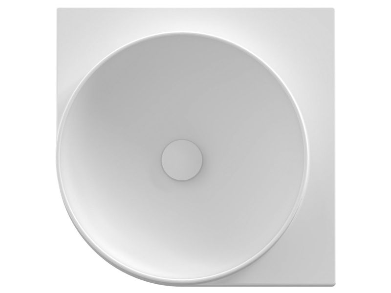 Umywalka ceramiczna Ravak YARD 450 C bez otworu biały mat 1szt.